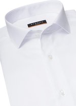 ETERNA slim fit overhemd - niet doorschijnend twill heren overhemd - wit - Strijkvrij - Boordmaat: 41