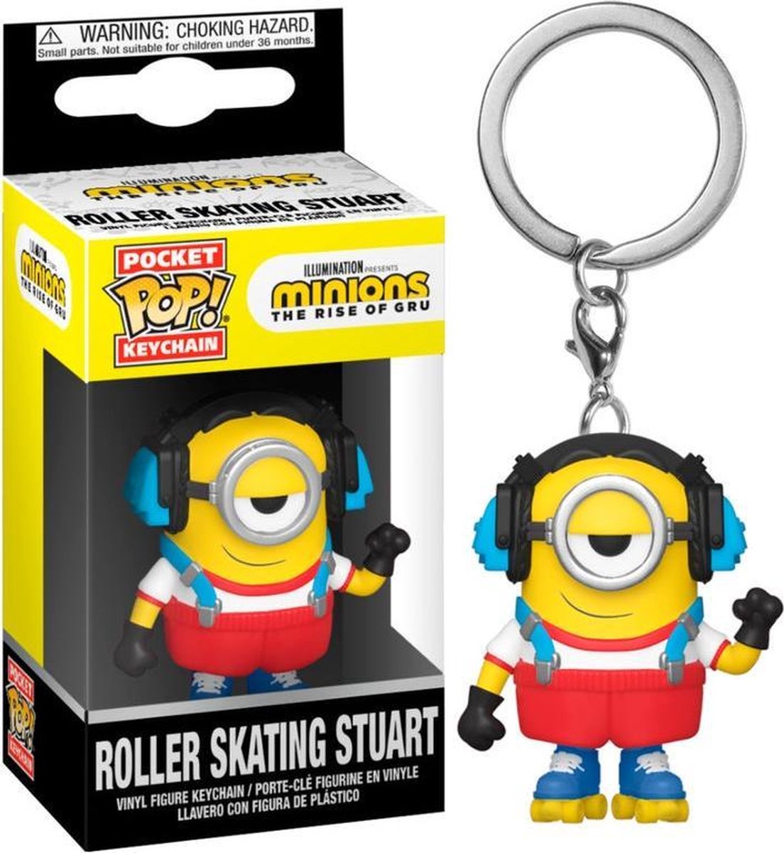 Porte-clés Pocket POP Minions 2 Roller Skating Stuart | bol.com