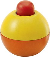 Selecta Spielzeug Speelbal Junior 9 Cm Hout Rood/geel/oranje