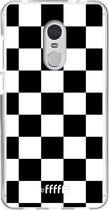 Xiaomi Redmi 5 Hoesje Transparant TPU Case - Checkered Chique #ffffff