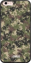 iPhone 6 Plus Hoesje TPU Case - Digital Camouflage #ffffff