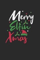 Merry Elfin Christmas Notebook