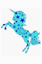 Blue Star Unicorn