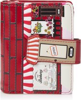 Shagwear Portemonnee - Compact Beugelportemonnee - Dames - Kunstleer - Vintage Bakery (0549sm)