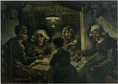 De aardappeleters, Vincent van Gogh - Foto op Forex - 120 x 90 cm