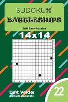 Sudoku Battleships - 200 Easy Puzzles 14x14 (Volume 22)