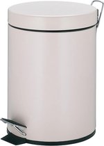 Marino Pedaal Afvalemmer Silent Close - 5 l - Beige - Kela