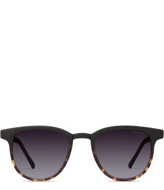 Komono Zonnebril Francis Matte Zwart Bruin S2257- Dames \u0026 Heren | bol.com