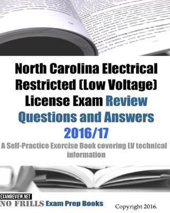 North Carolina Electrical Restricted (Low Voltage) License Exam Review