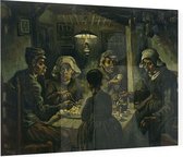 De aardappeleters, Vincent van Gogh - Foto op Plexiglas - 40 x 30 cm
