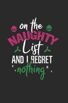 Christmas on the Naughty list Notebook