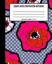 Graph Paper Composition Notebook: Notebook for Math Science Class for Students Quad Ruled 5 Squares Per Inch