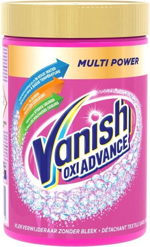 Vanish Oxi Advance Multicolor Power Poeder - Voor Gekleurde en Witte Was - 600g