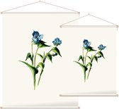 Dagbloem (Commelina White) - Foto op Textielposter - 90 x 120 cm