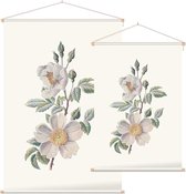 Bosroos (Field Rose) - Foto op Textielposter - 90 x 135 cm