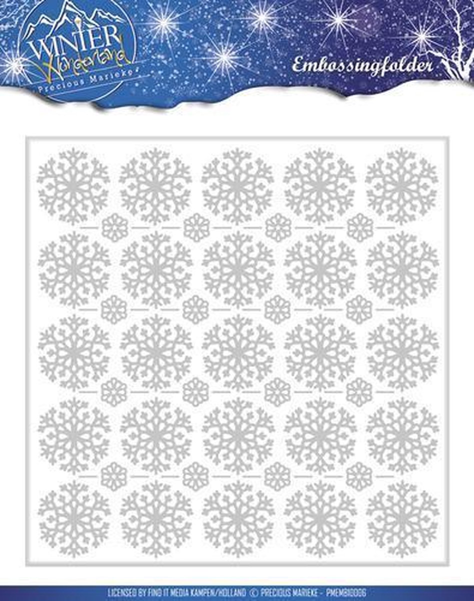 Winter Wonderland - Embossing Folder - Precious Marieke