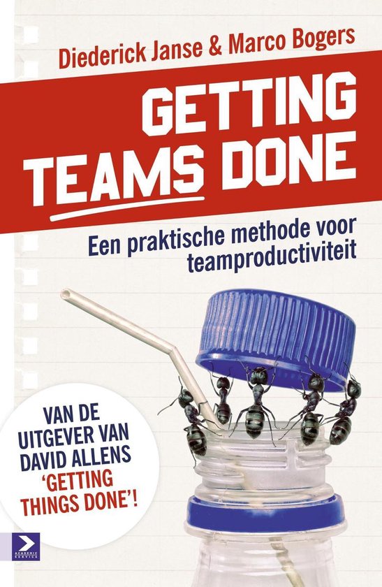 Cover van het boek 'Getting teams done' van Diederick Janse
