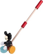 Duwstok hout Mickey Mouse met trommel
