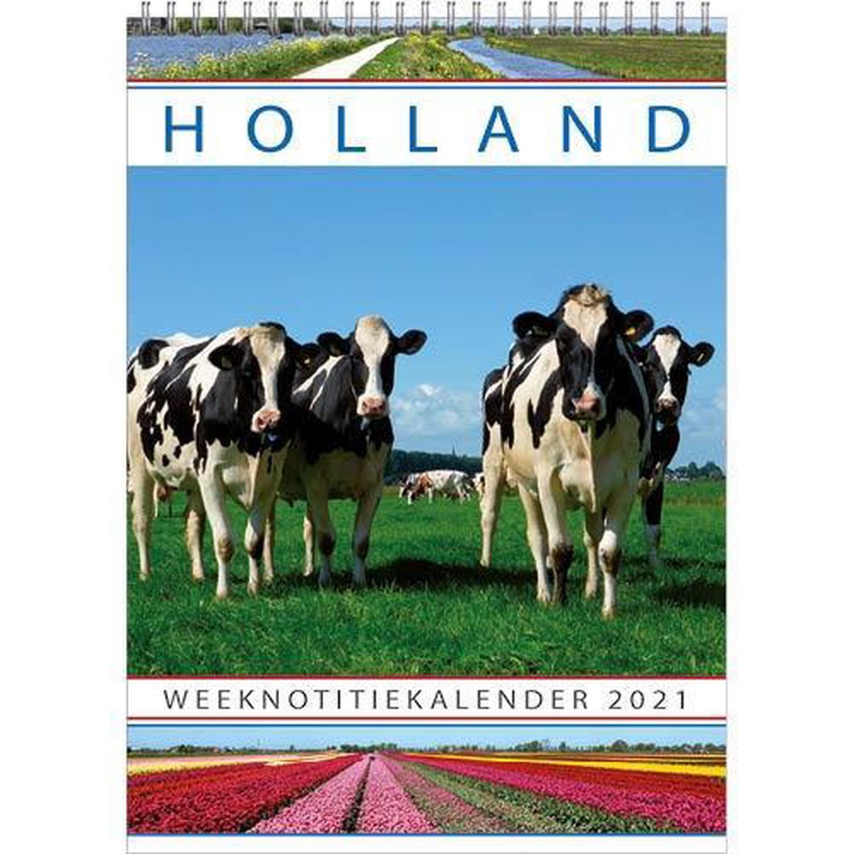 Comello Kalender Holland 16,5 X 23 Cm Papier Blauw/groen/rood