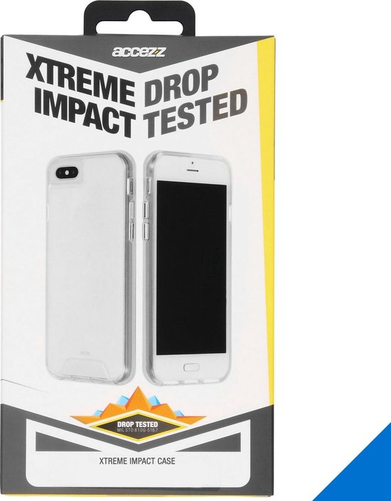 Accezz Hoesje Geschikt voor iPhone X / Xs Hoesje Shockproof - Accezz Xtreme Impact Backcover - Transparant - Accezz