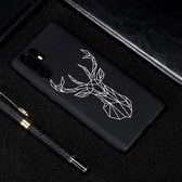 Elk Painted Pattern Soft TPU Case voor Huawei P30 Pro