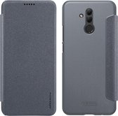 Let op type!! NILLKIN Frosted textuur horizontale Flip leren Case voor Huawei Mate 20 Lite / Maimang 7 (grijs)