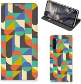 Bookcase OnePlus Nord Smart Cover Funky Retro