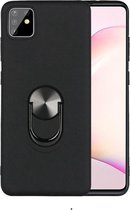 Voor Galaxy Note10 Lite & A81 & M60s 360 Rotary Multifunctionele Stent PC + TPU Case met Magnetische Onzichtbare Houder (Zwart)