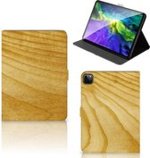 Stand Case iPad Pro 11 (2020) Hoesje met Magneetsluiting Licht Hout