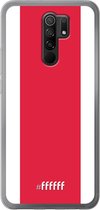 Xiaomi Redmi 9 Hoesje Transparant TPU Case - AFC Ajax #ffffff