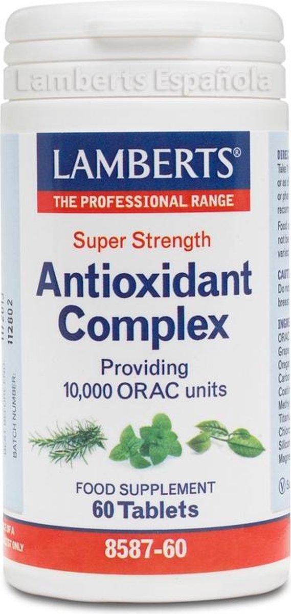 Goedkoopste Lamberts Antioxidant complex super sterk 60 Tabletten
