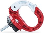 Let op type!! 2 stks aluminium legering opknoping tas haak klauw voor Xiaomi Mijia M365 elektrische scooter motorfiets accessoires (rood)