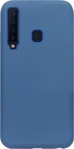 ADEL Premium Siliconen Back Cover Softcase Hoesje voor Samsung Galaxy A9 (2018) - Blauw