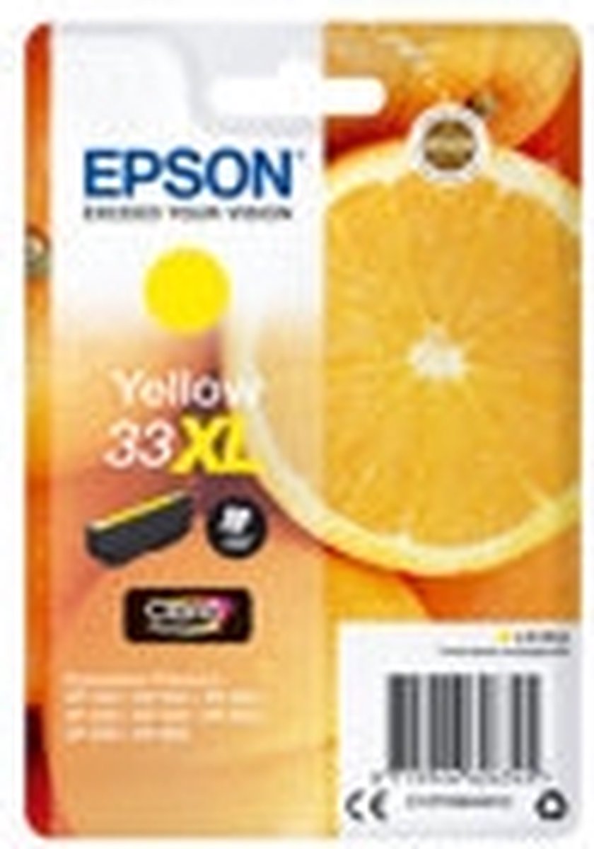 Epson Oranges 33XL Claria premium inkt, geel, enkelverpakking