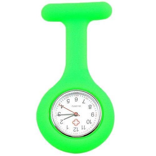 Verpleegster Horloge - Zusterhorloge - Siliconen - Groen