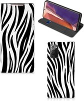 Smartphone Hoesje Geschikt voor Samsung Galaxy Note20 Beschermhoesje Zebra