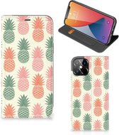 iPhone 12 Pro Max Flip Style Cover Ananas