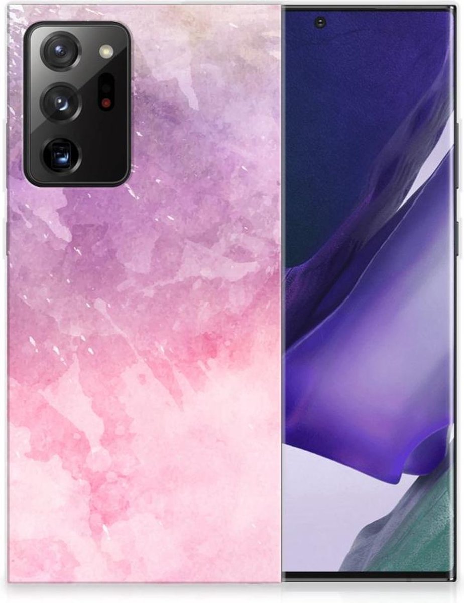 Hoesje maken Samsung Galaxy Note20 Ultra Pink Purple Paint