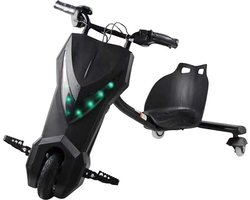 foto van Drift elektrische super krachtige scooter kinderen drift Trike auto 3 wiel kinder speelgoed - Zwart