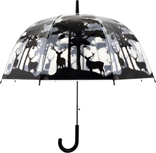 Paraplu - Esschert Design Paraplu Bos Automatisch 80 Cm Polyester Zwart |  bol