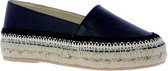 Macarena espadrilles Elisa zwart leer