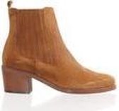 MAURY elegante damesboot met rits - naturel - maat 37