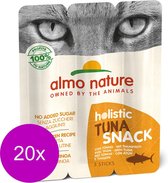 Almo Nature Holistic Snack Kat 3x5 g - Kattensnack - 20 x Tonijn