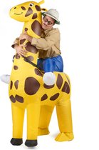 WONDERFUL - Opblaasbaar giraffe kostuum voor volwassenen