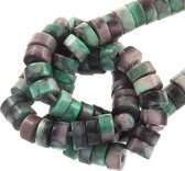 Heishi Natuursteen Kralen (4 x 2 mm) Sea Green (160 Stuks)