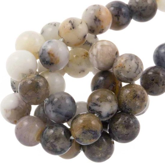 White African Opal Kralen (6.5 7 mm) 60 Stuks