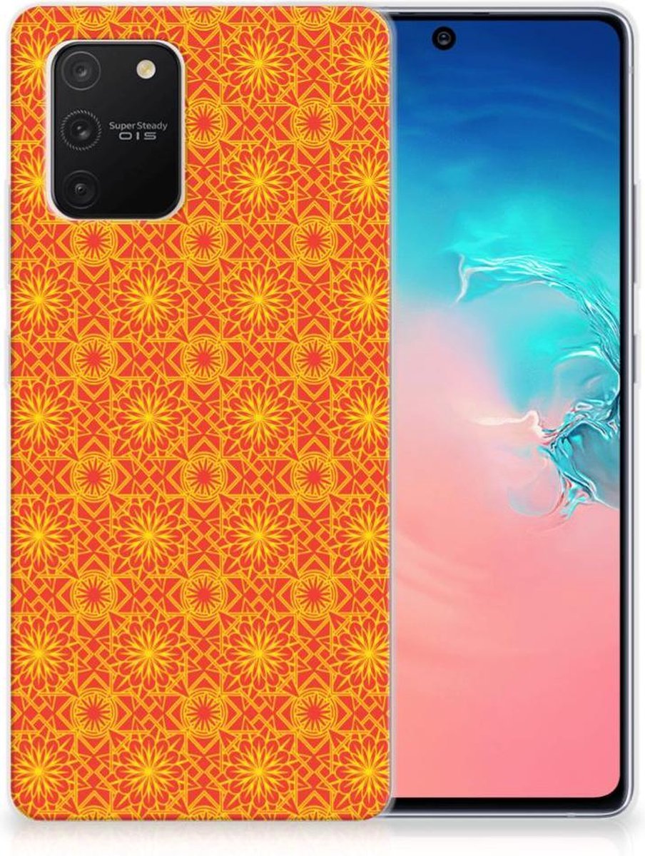 Samsung Galaxy S10 Lite TPU bumper Batik Oranje