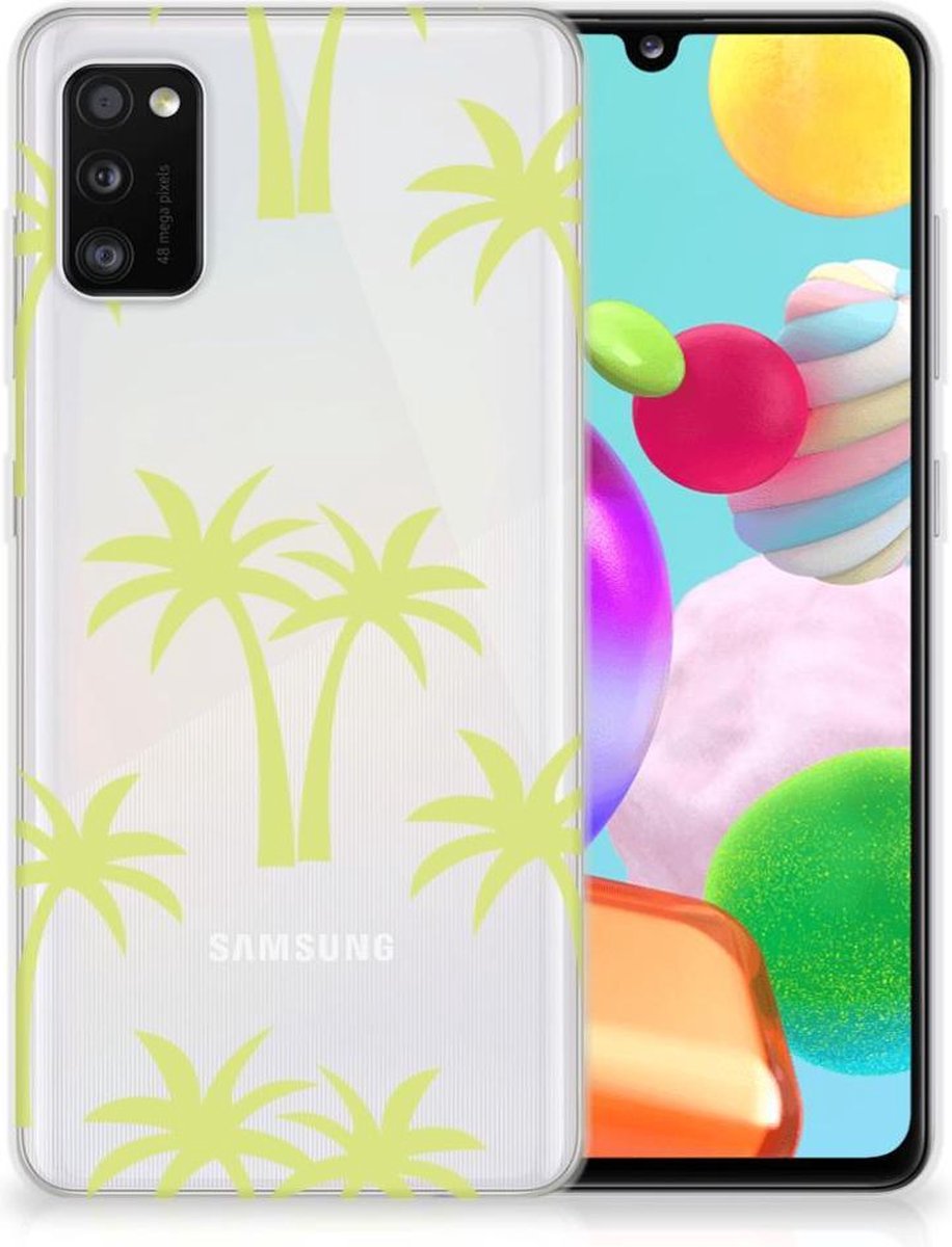 Samsung Galaxy A41 TPU Case Palmtrees