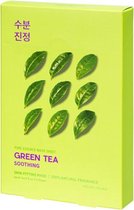 Holika Holika Pure Essence Mask Sheet – Green Tea set van 5 stuks.