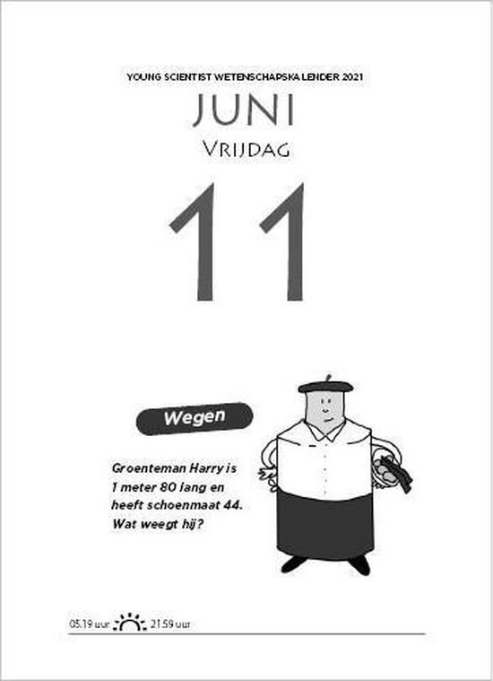Scheurkalender - 2021 - Young scientist - Wetenschap - 13x18cm - Kalenderwinkel.nl